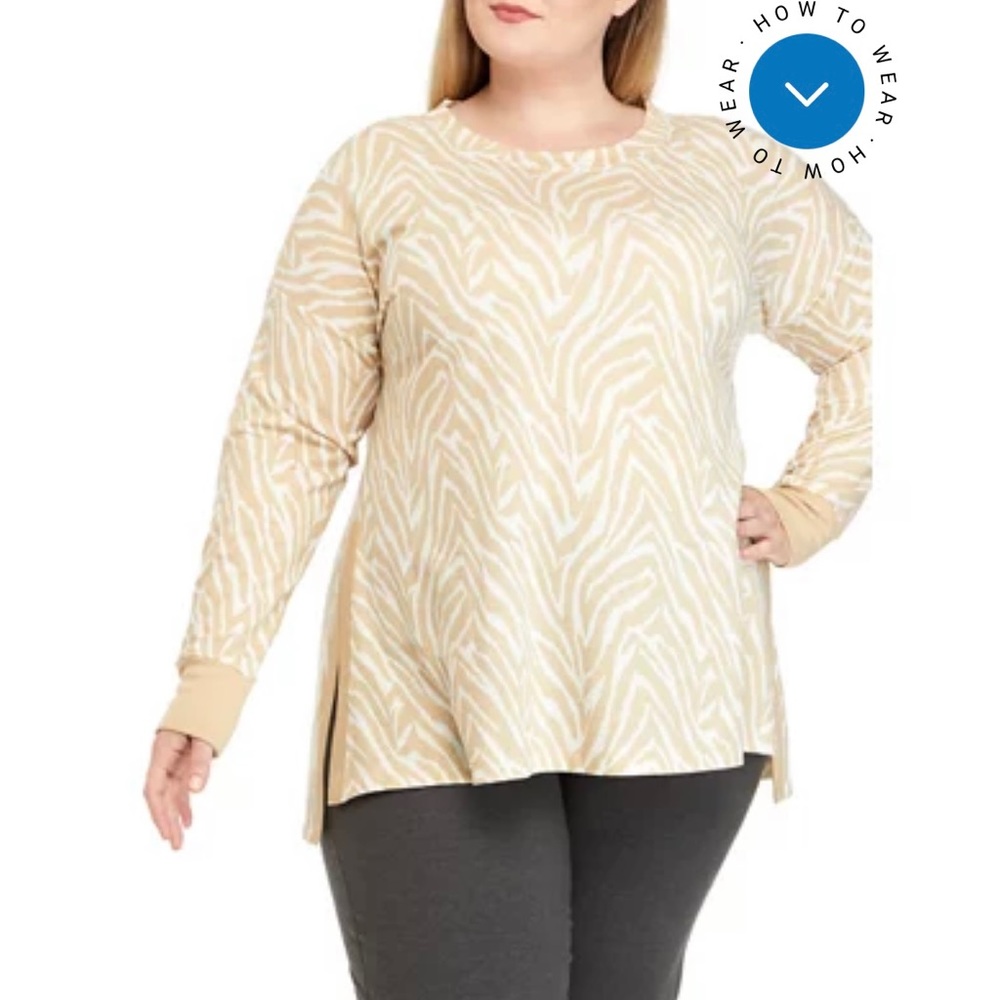 Women’s Split Hem Sweatshirt Size 2X